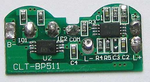 Leiterplatte aus einem BP511-Nachbau