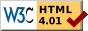 Diese Seiten erfüllen den Standard HTML 4.01